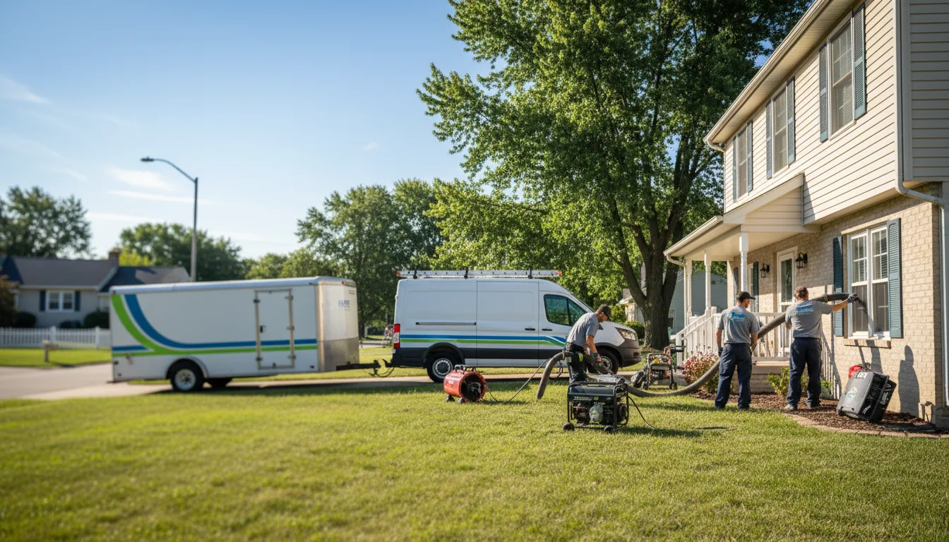 Flooded Basement Restoration And Cleanup With Repair in Edina, MO near me